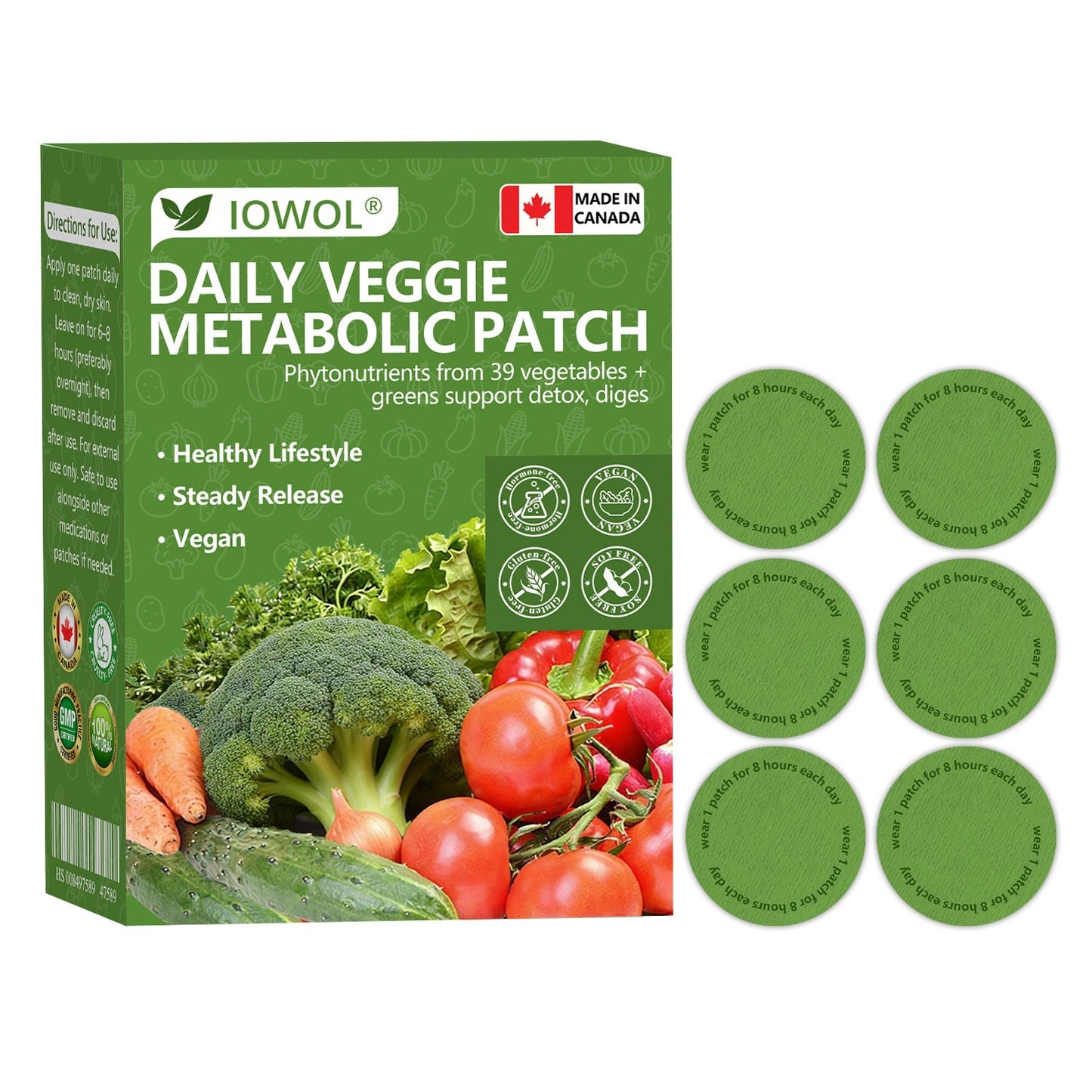 🥦𝐎𝐟𝐟𝐢𝐜𝐢𝐚𝐥 𝐒𝐭𝐨𝐫𝐞 | 𝐈𝐎𝐖𝐎𝐋® 𝐃𝐚𝐢𝐥𝐲 𝐕𝐞𝐠𝐞𝐭𝐚𝐛𝐥𝐞 𝐌𝐞𝐭𝐚𝐛𝐨𝐥𝐢𝐜 𝐏𝐚𝐭𝐜𝐡 𝐮𝐬𝐞𝐬 𝐨𝐫𝐠𝐚𝐧𝐢𝐜 𝐯𝐞𝐠𝐞𝐭𝐚𝐛𝐥𝐞 𝐞𝐱𝐭𝐫𝐚𝐜𝐭𝐬 𝐚𝐧𝐝 𝐩𝐡𝐲𝐭𝐨𝐧𝐮𝐭𝐫𝐢𝐞𝐧𝐭𝐬 𝐟𝐫𝐨𝐦 𝟑𝟗 𝐯𝐞𝐠𝐞𝐭𝐚𝐛𝐥𝐞𝐬 + 𝐠𝐫𝐞𝐞𝐧𝐬 𝐭𝐨 𝐬𝐮𝐩𝐩𝐨𝐫𝐭 𝐝𝐞𝐭𝐨𝐱, 𝐝𝐢𝐠𝐞𝐬𝐭𝐢𝐨𝐧 & 𝐦𝐞𝐭𝐚𝐛𝐨𝐥𝐢𝐜 𝐫𝐞𝐬𝐞𝐭, 𝐚𝐧𝐝 𝐛𝐨𝐨𝐬𝐭 𝐞𝐧𝐞𝐫𝐠𝐲 𝐟𝐨𝐫 𝐚𝐥𝐥-𝐝𝐚𝐲 𝐰𝐞𝐥𝐥𝐧𝐞𝐬𝐬.
