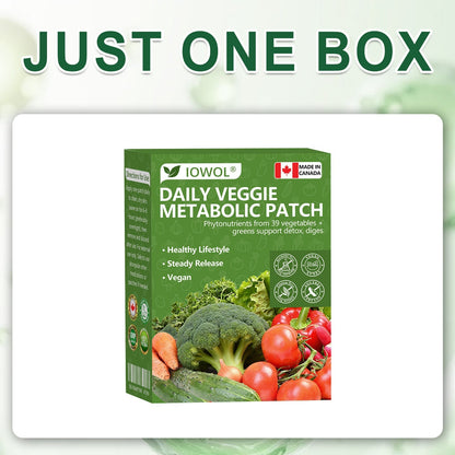 🥦𝐎𝐟𝐟𝐢𝐜𝐢𝐚𝐥 𝐒𝐭𝐨𝐫𝐞 | 𝐈𝐎𝐖𝐎𝐋® 𝐃𝐚𝐢𝐥𝐲 𝐕𝐞𝐠𝐞𝐭𝐚𝐛𝐥𝐞 𝐌𝐞𝐭𝐚𝐛𝐨𝐥𝐢𝐜 𝐏𝐚𝐭𝐜𝐡 𝐮𝐬𝐞𝐬 𝐨𝐫𝐠𝐚𝐧𝐢𝐜 𝐯𝐞𝐠𝐞𝐭𝐚𝐛𝐥𝐞 𝐞𝐱𝐭𝐫𝐚𝐜𝐭𝐬 𝐚𝐧𝐝 𝐩𝐡𝐲𝐭𝐨𝐧𝐮𝐭𝐫𝐢𝐞𝐧𝐭𝐬 𝐟𝐫𝐨𝐦 𝟑𝟗 𝐯𝐞𝐠𝐞𝐭𝐚𝐛𝐥𝐞𝐬 + 𝐠𝐫𝐞𝐞𝐧𝐬 𝐭𝐨 𝐬𝐮𝐩𝐩𝐨𝐫𝐭 𝐝𝐞𝐭𝐨𝐱, 𝐝𝐢𝐠𝐞𝐬𝐭𝐢𝐨𝐧 & 𝐦𝐞𝐭𝐚𝐛𝐨𝐥𝐢𝐜 𝐫𝐞𝐬𝐞𝐭, 𝐚𝐧𝐝 𝐛𝐨𝐨𝐬𝐭 𝐞𝐧𝐞𝐫𝐠𝐲 𝐟𝐨𝐫 𝐚𝐥𝐥-𝐝𝐚𝐲 𝐰𝐞𝐥𝐥𝐧𝐞𝐬𝐬.